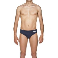 Kąpielówki męskie slipy kąpielowe sportowe na basen Arena Solid. Niebieskie kąpielówki męskie Arena, m, bez wzorów, do pływania. Za 49.99 zł.