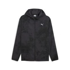 Męska kurtka TAD ESSENTIALS AOP PUMA Black Q3. Czarne kurtki sportowe męskie Puma, m, bez wzorów, do biegania. Za 289.00 zł.
