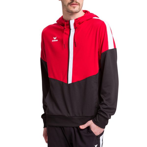 Bluza Erima Squad. Czarne bluzy sportowe męskie Erima, m, bez wzorów, z kapturem, na fitness i siłownię. W wyprzedaży za 145.00 zł.