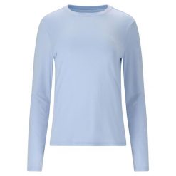 Damski jersey z długim rękawem Athlecia Almi. Niebieskie obuwie sportowe damskie Endurance, bez wzorów, z jersey, na fitness i siłownię. Za 140.00 zł.