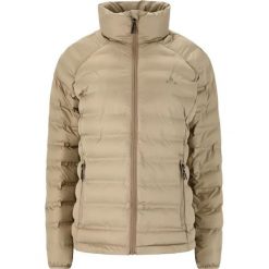 Damska lekka kurtka puchowa Whistler Froze. Brązowe kurtki sportowe damskie Whistler, bez wzorów, z puchu, bez kaptura, trekkingowe. W wyprzedaży za 239.99 zł.