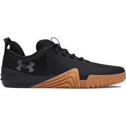 Buty do treningu biegowego Under Armour Reign 6. Czarne buty sportowe męskie Under Armour, bez zapięcia, na fitness i siłownię. Za 389.00 zł.