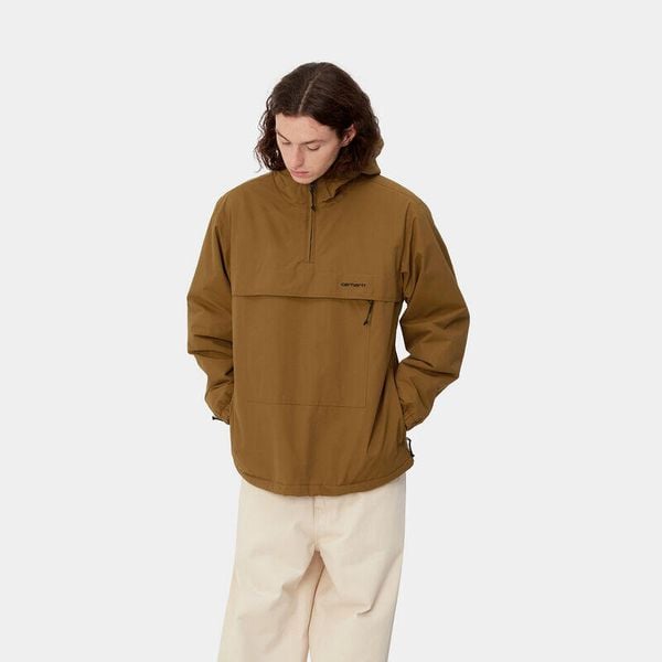 Bluza z kapturem Carhartt wip I030820-1QB-03 męska. Brązowe bluzy męskie Carhartt, na jesień, m, bez wzorów, z materiału, z kapturem. Za 787.05 zł.