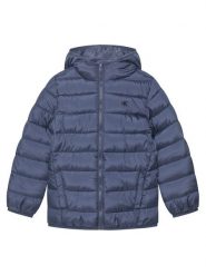 Calvin Klein Jeans Kurtka przejściowa Ck Monogram LVCKTJM15B Granatowy Regular Fit. Niebieskie kurtki i płaszcze dla chłopców Calvin Klein Jeans, bez wzorów, z jeansu, bez kaptura. Za 649.99 zł.