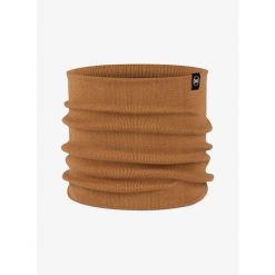 Komin na szyję Buff Lilon - peanut. Brązowe szaliki i chusty damskie Buff, bez wzorów. W wyprzedaży za 104.93 zł.