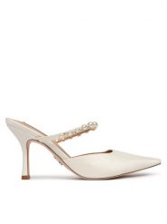 Steve Madden Klapki Brecki-P 11003668 Biały. Białe klapki damskie Steve Madden, bez wzorów, z materiału, bez obcasa. Za 599.99 zł.