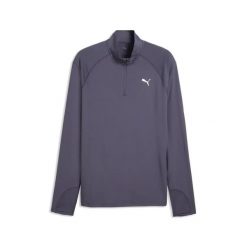 Bluza treningowa z zamkiem błyskawicznym 1/4 Puma Velocity Cloudspun. Szare bluzy męskie Puma, l, bez wzorów, z materiału, bez kaptura. Za 233.20 zł.