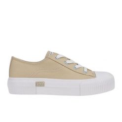 Buty trampki Lee Isla C 50251001 33F beżowe beżowy. Brązowe trampki i tenisówki damskie bez wzorów, z gumy, klasyczne, bez zapięcia. Za 213.08 zł.