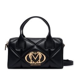 Torebka LOVE MOSCHINO. Czarne torebki do ręki damskie Love Moschino, bez wzorów, klasyczne, bez dodatków. Za 949.99 zł.