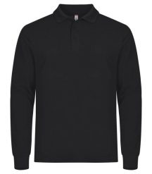 Clique Manhattan L/S Koszulka polo z długim rękawem — Czarny, materiał. Czarne bluzki z długim rękawem męskie CLIQUE, l, bez wzorów, z bawełny, bez kołnierzyka. Za 136.06 zł.