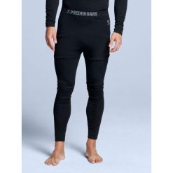 Legginsy termiczne - Męskie - Czarne. Czarne legginsy sportowe męskie POEDERBAAS, m, bez wzorów, z materiału, narciarskie. Za 199.42 zł.