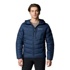 Kurtka ocieplana męska Columbia Labyrinth Loop Hooded z kapturem. Zielone kurtki sportowe męskie Columbia, l, bez wzorów, trekkingowe. Za 639.99 zł.