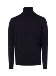 Fred Perry sweter wełniany Mężczyźni Wełna niebieski, S. Niebieskie swetry przez głowę męskie Fred Perry, m, bez wzorów, z wełny, bez kołnierzyka. Za 899.95 zł.