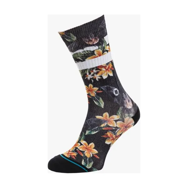 Stance Skarpety Nankului , czarny, rozmiar M. Czarne skarpety męskie Stance, bez wzorów, z bawełny. W wyprzedaży za 39.99 zł.