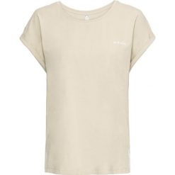 Shirt bonprix matowy zielono-szary - biały. Bluzki damskie bonprix. Za 34.99 zł.