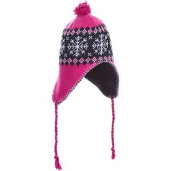 Czapka zimowa ASPEN uszatka różowa CHIEMSEE CH-001-PI. Czerwone czapki i kapelusze damskie na zimę, bez wzorów. Za 14.99 zł.