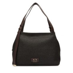 Torebka Armani Exchange. Brązowe torebki do ręki damskie Armani Exchange, bez wzorów, klasyczne, bez dodatków. Za 939.99 zł.