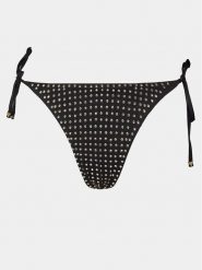 Guess Dół od bikini E4GO06 KC5Z0 Czarny. Czarne bikini damskie Guess, xl, z aplikacjami. Za 209.99 zł.