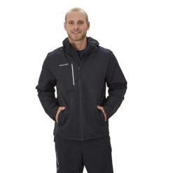 Męska Kurtka Supreme Midweight. Czarne kurtki męskie BAUER, m, bez wzorów, z materiału, z kapturem. Za 395.99 zł.
