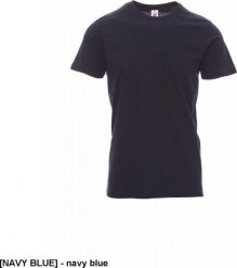 R.E.I.S. PRINT JERSEY PAYPER - Koszulka t-shirt męski roboczy 100% BAWEŁNA ELASTYCZNA 150 g/m2 - NAVY BLUE 3XL. Niebieskie t-shirty męskie R.E.I.S., m, bez wzorów, z bawełny, bez kołnierzyka. Za 26.51 zł.