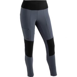 Damskie legginsy Maier Sports Dacit. Niebieskie legginsy damskie Maier Sports, bez wzorów, z materiału. Za 454.10 zł.
