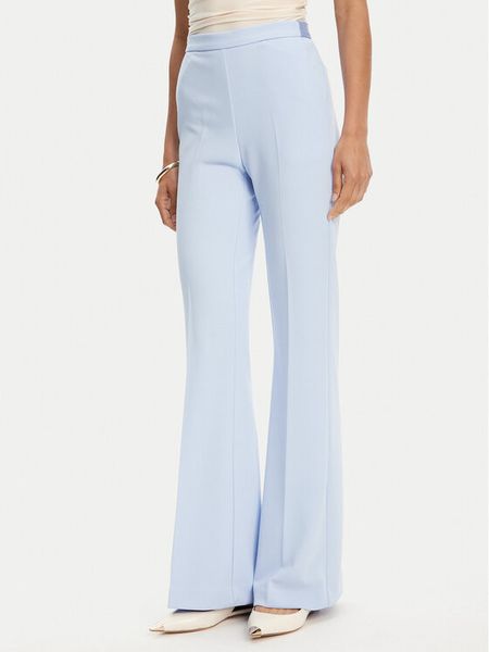 Imperial Spodnie palazzo P3E9JAW Błękitny Wide Leg. Niebieskie spodnie materiałowe damskie Imperial, s, bez wzorów, z materiału. Za 179.99 zł.