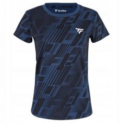 Damska koszulka tenisowa Tecnifibre X-Loop T-Shirt. Niebieskie t-shirty damskie TECNIFIBRE, bez wzorów, sportowe, bez kołnierzyka. Za 209.99 zł.