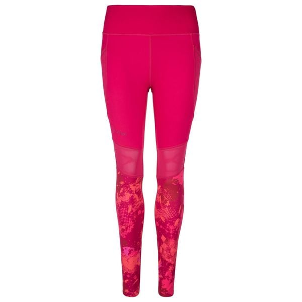 Damskie legginsy fitness Kilpi LIGANO-W. Czerwone legginsy damskie Kilpi, l, bez wzorów, do biegania. Za 153.53 zł.