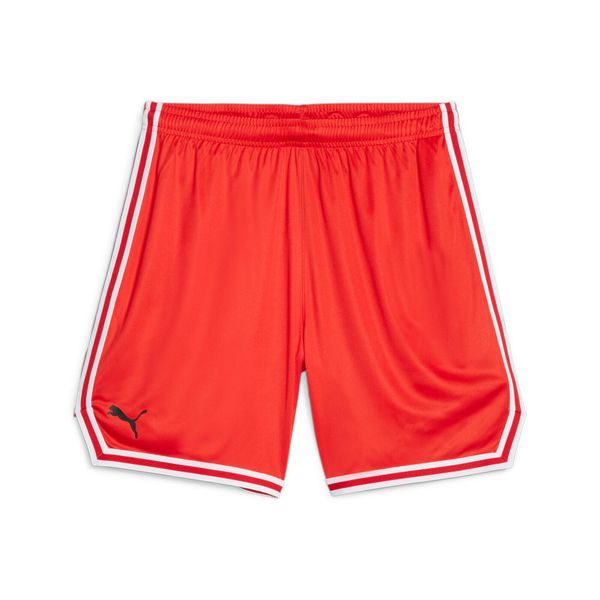 Szorty Puma Hoops team game. Czerwone krótkie spodenki sportowe męskie Puma, m, bez wzorów, z materiału. Za 168.45 zł.