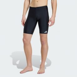SZORTY DO PŁYWANIA SOLID. Czarne krótkie spodenki sportowe męskie Adidas, m, bez wzorów, z elastanu, do pływania. Za 149.00 zł.