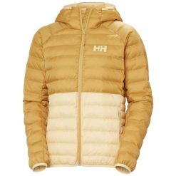 Damska ocieplana kurtka z kapturem Helly Hansen Banff. Żółte kurtki damskie Helly Hansen, l, bez wzorów, z poliesteru, z kapturem. Za 807.50 zł.