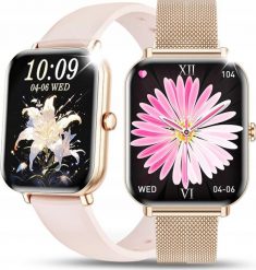 Smartwatch JG Smart Damski 2 Paski. Paski damskie JG Smart, bez wzorów. Za 154.99 zł.