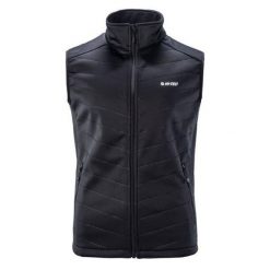 Kamizelka bezrękawnik męski softshell Hi-Tec Octavio - czarna, Rozmiar XXL. Czarne kurtki męskie Hi-tec, m, bez wzorów, z materiału, bez kaptura. Za 84.99 zł.