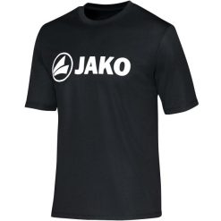 Koszulka Jako fonctionnel Promo. Czarne koszulki sportowe męskie Jako, m, bez wzorów, z materiału, bez kołnierzyka, bez ramiączek, do piłki nożnej. Za 108.00 zł.