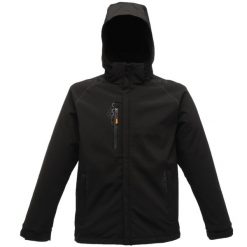Męski Softshell Repeller Professional. Czarne kurtki sportowe męskie Regatta, m, bez wzorów, z softshellu, trekkingowe. Za 276.99 zł.
