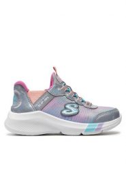 Skechers Sneakersy 303514L/GYMT Różowy. Czerwone buty sportowe dziewczęce Skechers, bez wzorów, z materiału, bez zapięcia. Za 179.99 zł.