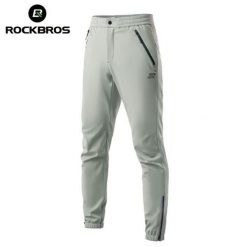 Uniseksowe, oddychające spodnie rowerowe górskie z kieszeniami ROCKBROS. Czarne spodnie sportowe męskie ROCKBROS, s, bez wzorów, z materiału, na fitness i siłownię. Za 234.08 zł.