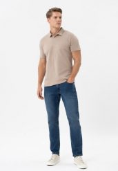 Niebieskie jeansy, Regular, D-JERRY 64. Niebieskie jeansy męskie Volcano, klasyczne. Za 189.99 zł.