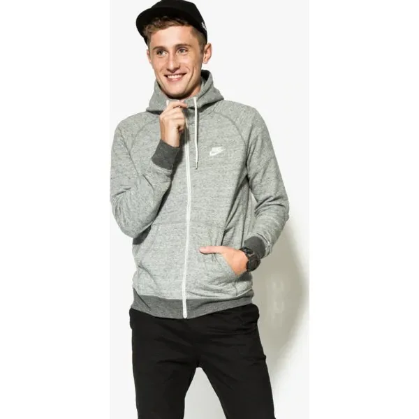 Nike Bluza M Nsw Legacy Hoodie Fz Ft , szary, rozmiar XL. Szare bluzy męskie Nike, m, bez wzorów, z bawełny, na fitness i siłownię. W wyprzedaży za 239.99 zł.