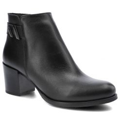 Czarne Botki Gamis Damskie Modne Buty Na Obcasie. Czarne botki damskie GAMIS, na jesień, ze skóry, eleganckie, bez obcasa, na obcasie, bez zapięcia. Za 229.00 zł.