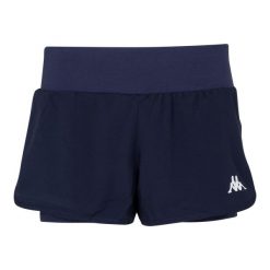 Spodenki dla dziewczynek Kappa Falza. Niebieskie spodenki dla dziewczynek Kappa, bez wzorów, sportowe. Za 128.00 zł.