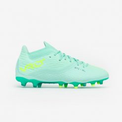 Buty piłkarskie Kipsta Viralto III 3D Airmesh FG Peppermint. Zielone buty sportowe męskie KIPSTA, z dzianiny, bez zapięcia, do piłki nożnej. Za 269.99 zł.