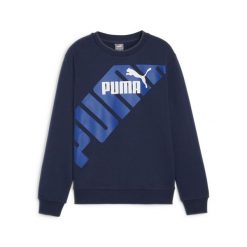 Puma Bluza Power Graphic Tr 67925514. Niebieskie bluzy męskie Puma, m, bez wzorów, z bawełny, bez kaptura. Za 109.99 zł.