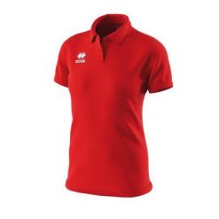 Koszulka polo dla dziewczynki Errea Alexis. Czerwone bluzki dla dziewczynek ERREA, bez wzorów, bez kołnierzyka, bez ramiączek. Za 237.00 zł.