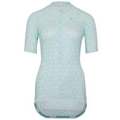 Damski jersey Silvini Catirina. Zielone koszulki sportowe damskie Silvini, bez wzorów, z jersey, bez kołnierzyka, bez ramiączek, rowerowe. Za 329.00 zł.