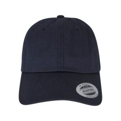 Niskoprofilowa Czapka Z Daszkiem Dla Dorosłych Unisex Classic Cotton Twill. Niebieskie czapki i kapelusze damskie FLEXFIT, bez wzorów. Za 67.99 zł.