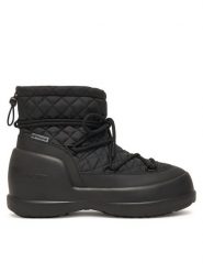 Moon Boot Śniegowce Mb Mezzaluna Quilted Mid Wp 80D2500020 Czarny. Czarne śniegowce i trapery damskie Moon Boot, z materiału. Za 899.99 zł.