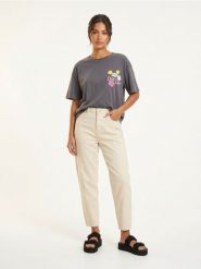 Bawełniana koszulka z nadrukiem Dee Dee Dexter's Laboratory - szary. Szare t-shirty damskie Sinsay, l, bez wzorów, z bawełny, bez kołnierzyka. Za 39.99 zł.