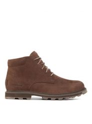 Sorel Trzewiki Madson II Chukka Wp NM3847 Brązowy. Brązowe botki męskie Sorel, bez wzorów, z nubiku, bez zapięcia. Za 639.99 zł.
