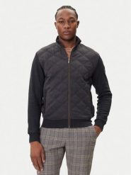 Bugatti Bluza 8700-85056D Szary Regular Fit. Szare bluzy męskie Bugatti, m, bez wzorów, z bawełny, bez kaptura. Za 759.99 zł.